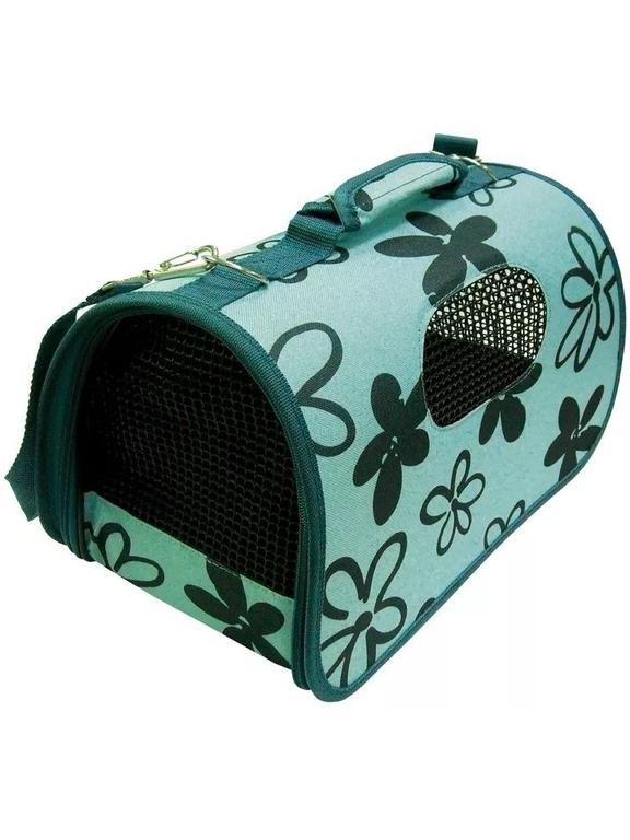 HILTON Torba transportowa Niebieska kwiaty 43x24x26cm dla kota/psa