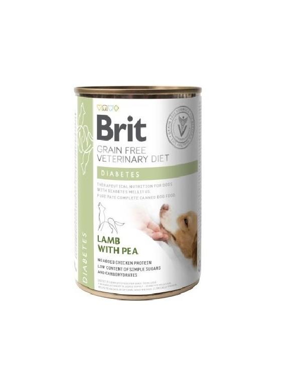 BRIT GF Veterinary Diets Dog Diabetes 400g - karma mokra dla psa