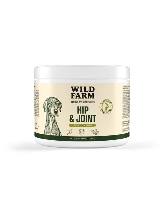 WILD FARM MIĘKKIE ŻUJKI – Hip & Joint 180g (60szt) Zdrowe stawy i sprawność ruchowa każdego dnia