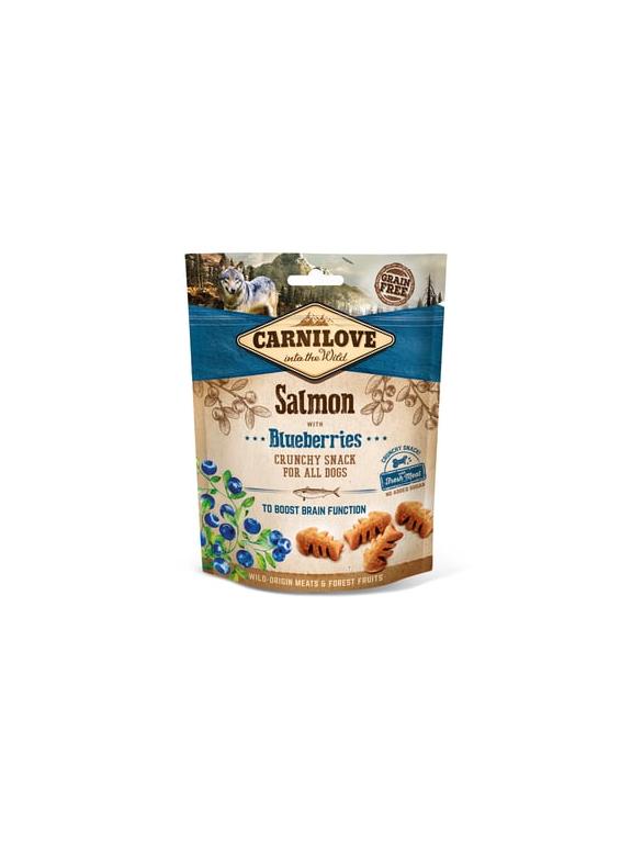 Carnilove Crunchy Snack, łosoś z jagodami 200 g