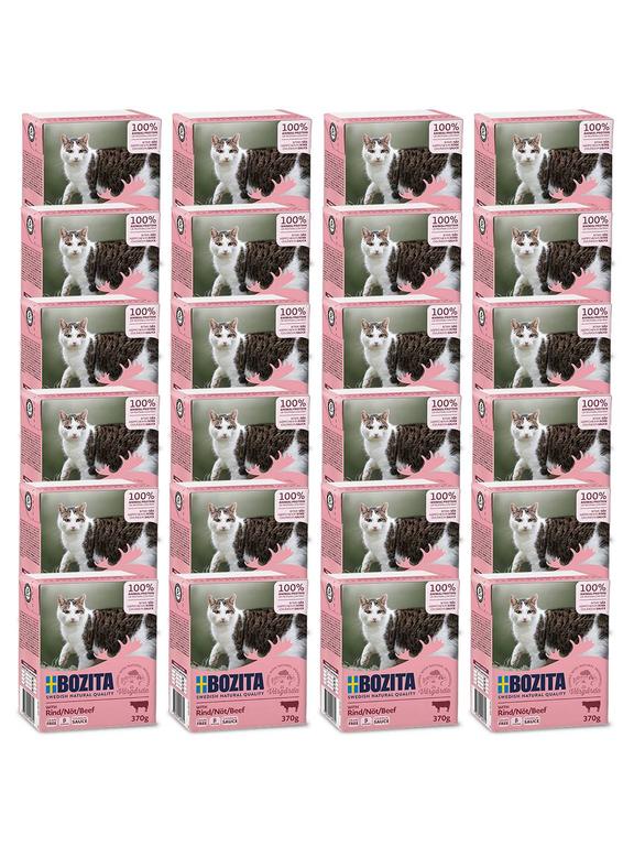 BOZITA Cat Wołowina W Sosie 24x370g