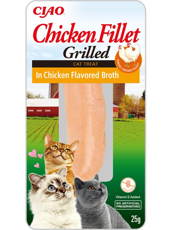 INABA  Chicken Fillet dla kota - Kurczak w bulionie z kurczaka 25g