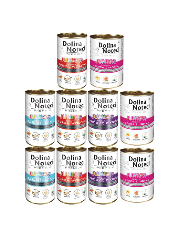 Dolina Noteci PREMIUM Junior Mix Smaków 10x400g