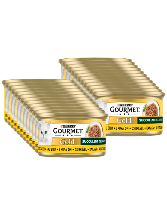 Purina Gourmet Gold z kurczakiem 24x85 g