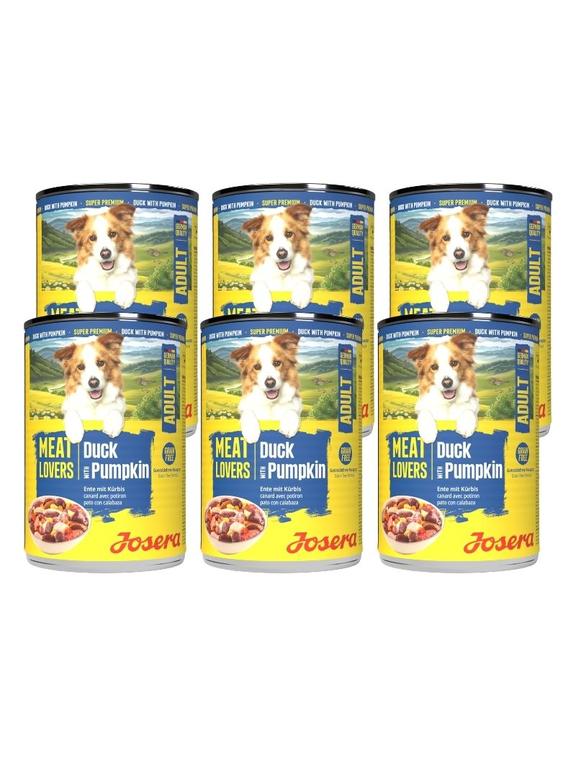 JOSERA Meatlovers Menu Kaczka z dynią 6x400g