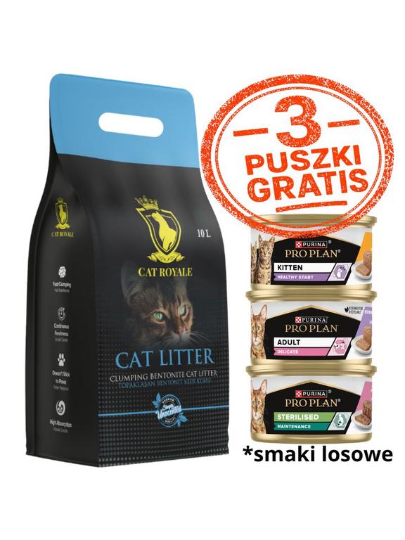 Cat Royale Naturalny żwirek bentonitowy 10l