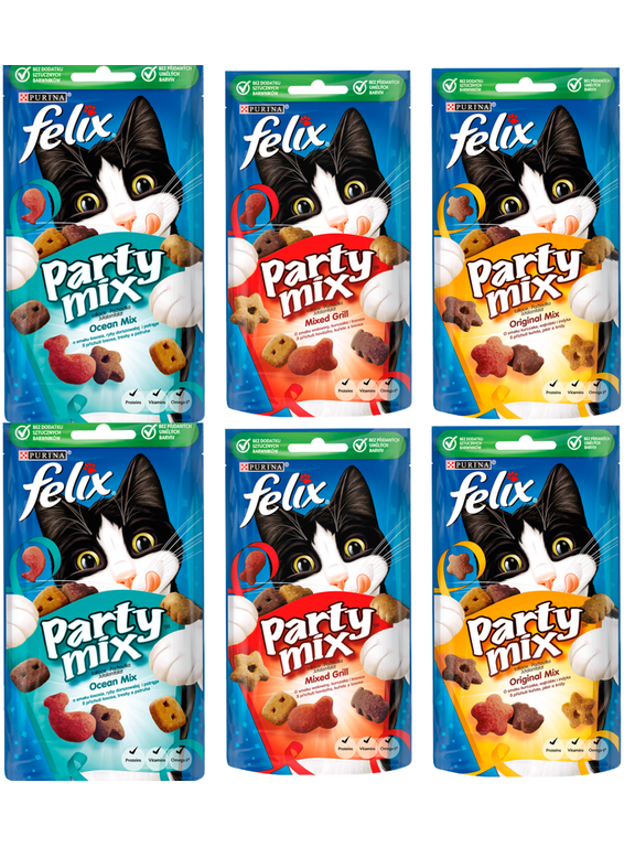 Felix Party MIX SMAKÓW 8x60g