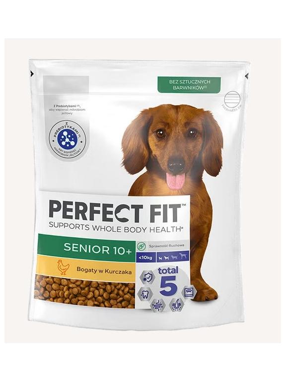 Perfect Fit™ Senior 10+ 825g – sucha karma pełnoporcjowa dla psów małych ras powyżej 10 lat, bogata w kurczaka