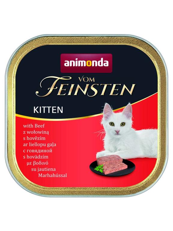 ANIMONDA Vom Feinsten Kitten smak: z wołowiną 100g