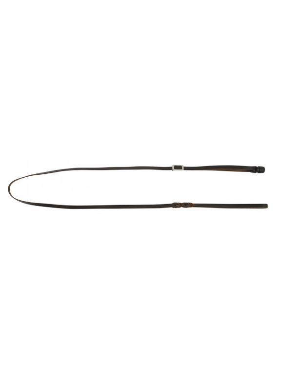 KERBL Smycz skórzana GoLeyGo Vegas, z Adaptrem, brązowa, 20mm x 105-165cm,M,max.60kg