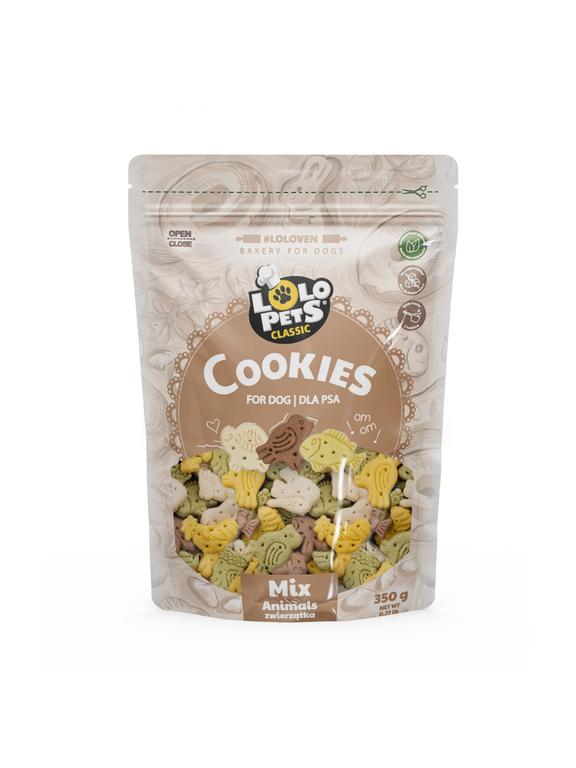 LOLO PETS Ciastka zwierzątka Mix dla psa 350g