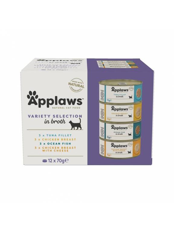 Applaws Cat Tin Multipack Supreme Collection 12x70g