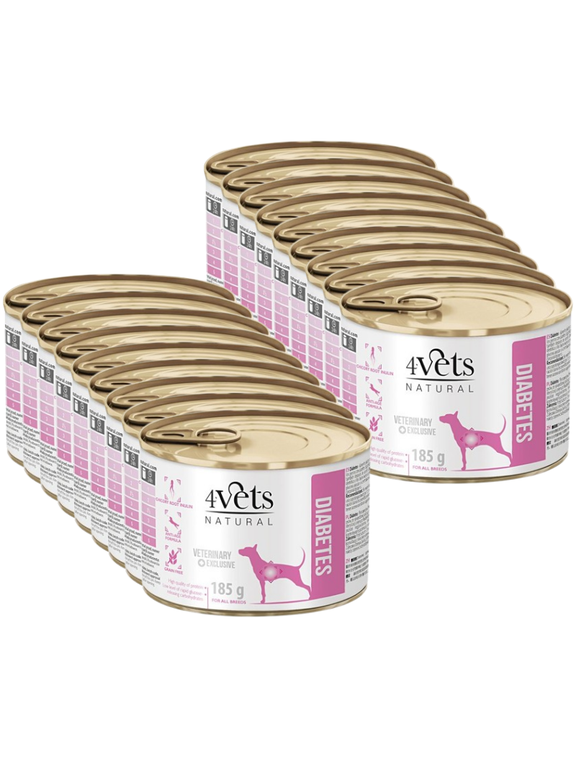 4Vets Dog Diabetes 18x185g