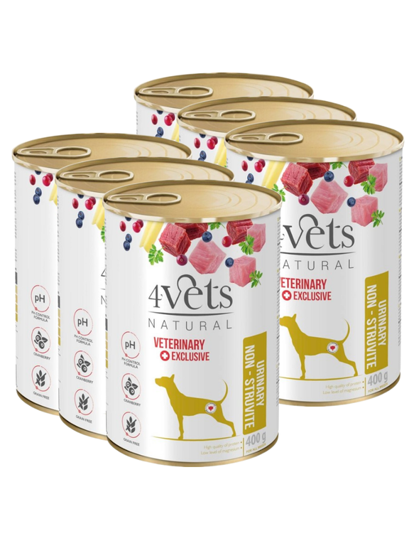 4Vets Dog Urinary Non-struvite 6x400g