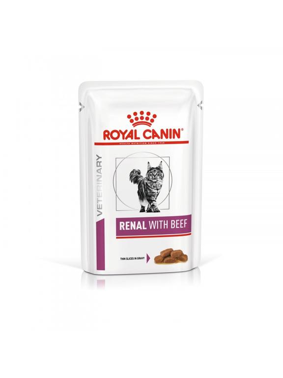 ROYAL CANIN ROYAL CANIN Renal with Beef 12x85g saszetka