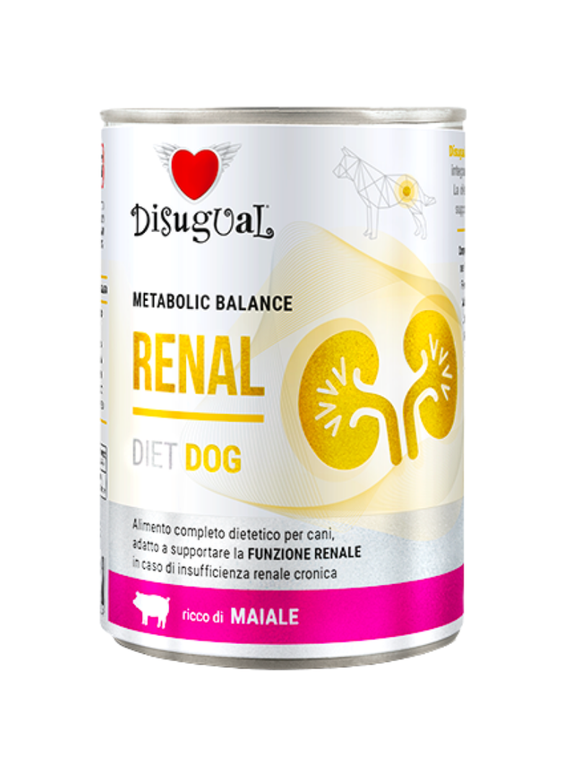 Disugual Karma mokra dla psa Weterynaryjna RENAL Wieprzowina (dorosły) 400g
