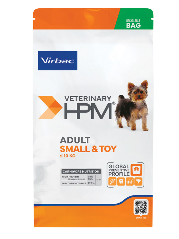 VIRBAC Adult Small & Toy Dog 3kg karma sucha dla psów dorosłych niekastrowanych ras małych