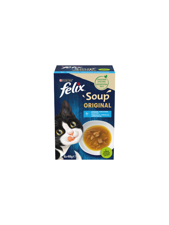 FELIX Soup Original Rybne smaki 6x48 g