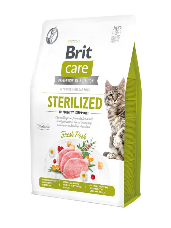 BRIT Care Cat Grain-Free Sterilized Immunity Support 2kg