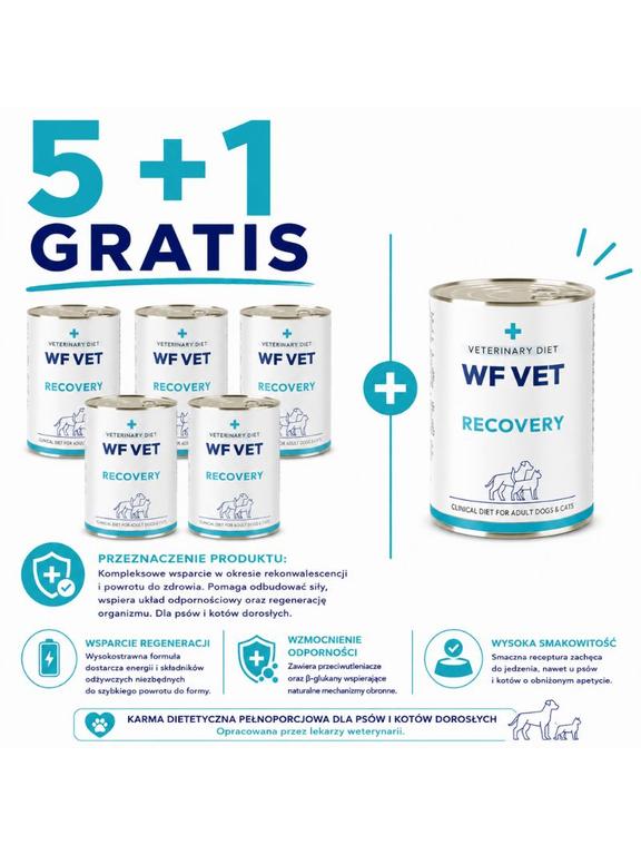 WF VET Recovery dog/cat 6x400g
