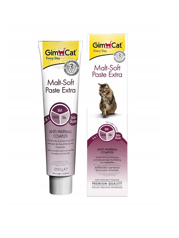 GIMBORN Gim Cat Malt-Soft Extra Pasta odkłaczająca dla kota 200g