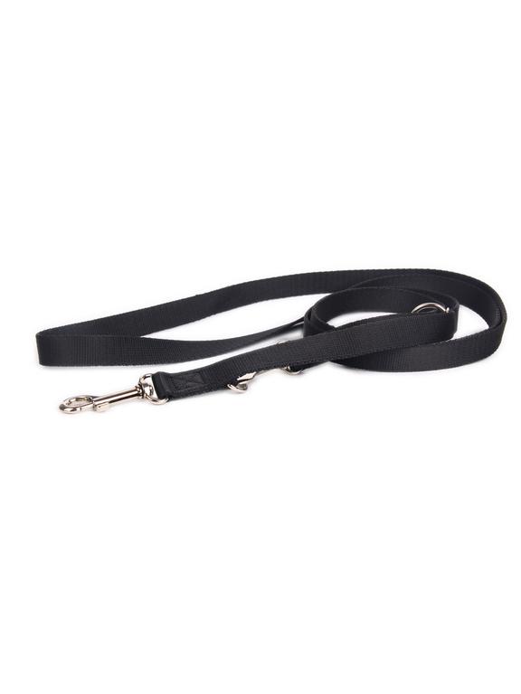 DogStuffs Smycz Regulowana – Czarna 15mm/220cm