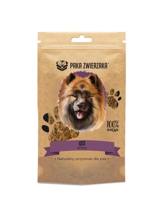 Paka Zwierzaka Stripsy 100% Gęś 80g