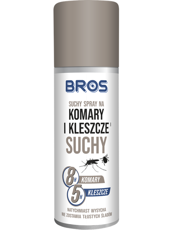 BROS suchy spray na komary i kleszcze 90ml