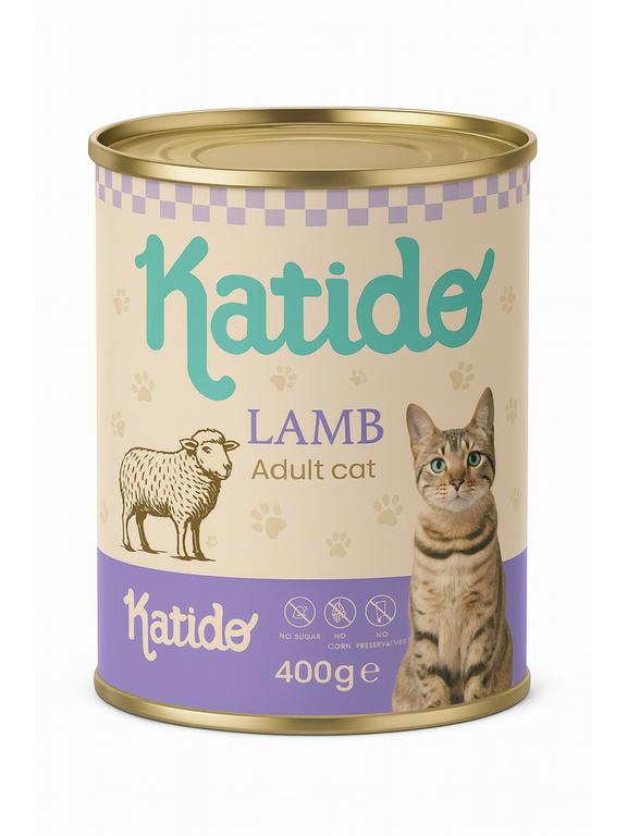 Katido Mokra karma dla kotów z Jagnięciną 400g