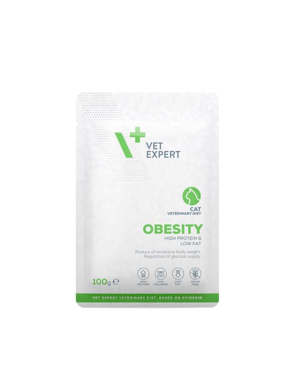 VETEXPERT Obesity Cat - mokra karma weterynaryjna dla kotów 100g