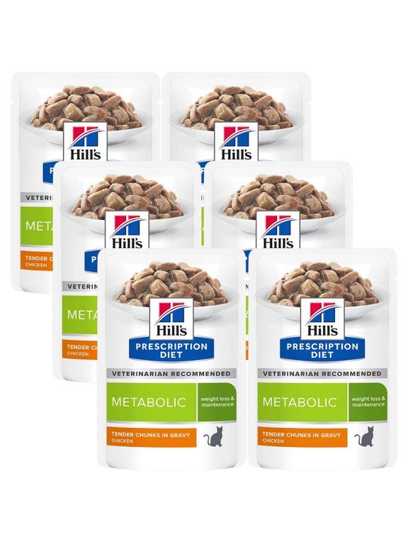 HILL'S PD Prescription Diet Feline Metabolic 6x85g saszetka
