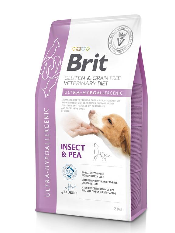 BRIT GF Veterinary Diets Dog Ultra-Hypoallergenic Insect 2kg