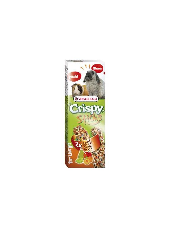 VERSELE LAGA  Crispy Sticks Rabbits-Guinea Pigs Fruit 110g - 2 kolby owocowe dla królików i kawii domowych