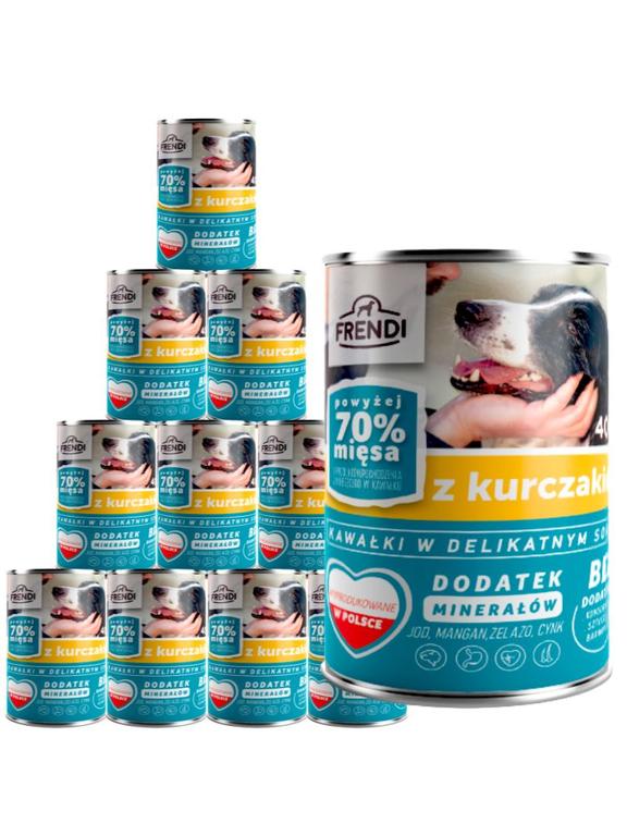Frendi kawałki w delikatnym sosie z kurczakiem 10x400g