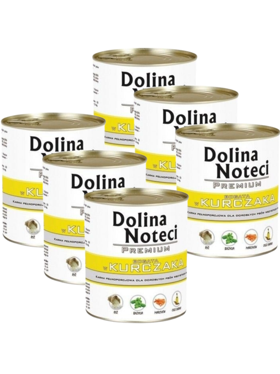 Dolina Noteci PREMIUM bogata w kurczaka 6 x 800g