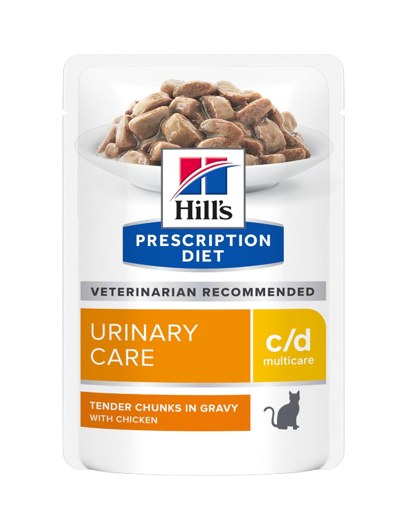 HILL'S PD Prescription Diet Feline c/d Multicare Kurczak 85g saszetka