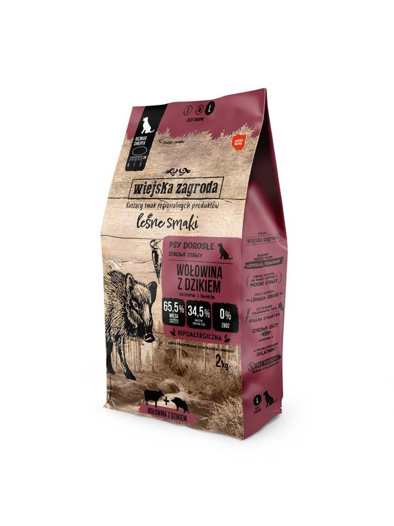 Wiejska Zagroda Wołowina z dzikiem L 2kg