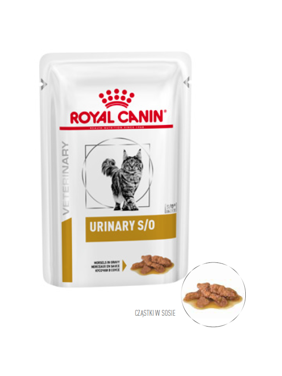 ROYAL CANIN Urinary S/O 12x85g cząstki w sosie