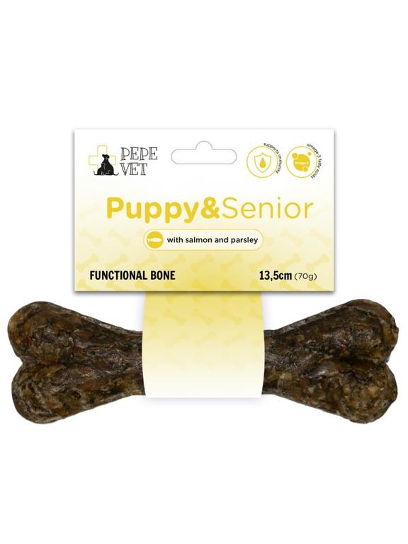 PEPE VET Kość funkcjonalna Puppy&Senior (dla szczeniąt i seniorów) 70g