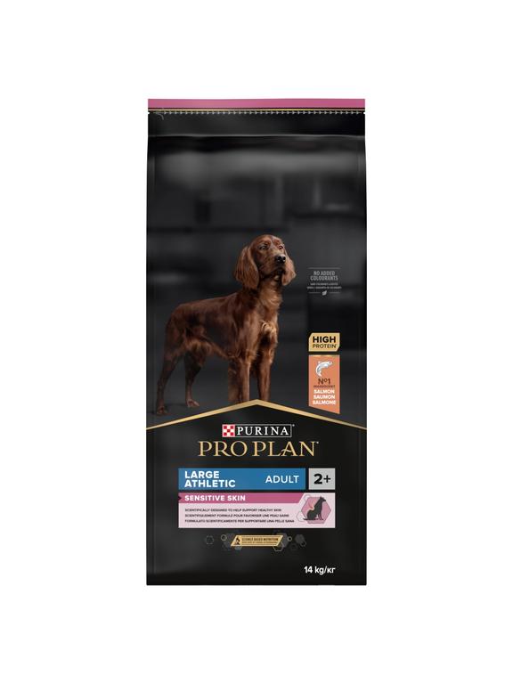 PRO PLAN Sensitive Skin Large Athletic Adult Karma dla psów bogata w łososia 14kg