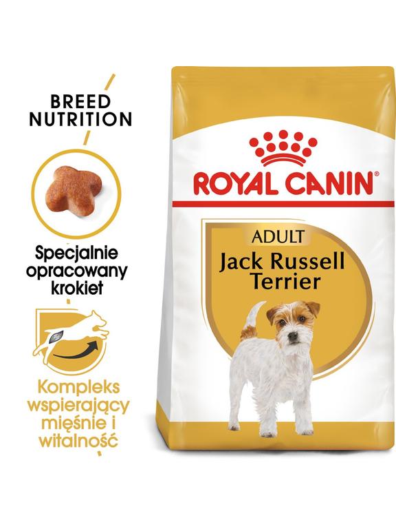 ROYAL CANIN Jack Russell Terrier Adult 7,5kg karma sucha dla psów dorosłych rasy jack russel terrier/Opakowanie uszkodzone (6056,7253) !!!