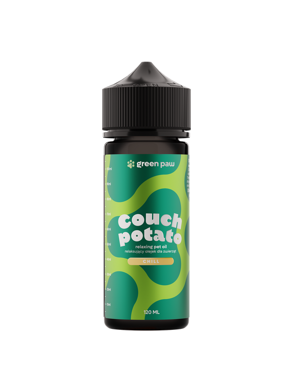 Green Paw Couch Potato 120ml - Olejek z CBD na bazie oleju z łososia z 10% dodatkiem oleju z kryla
