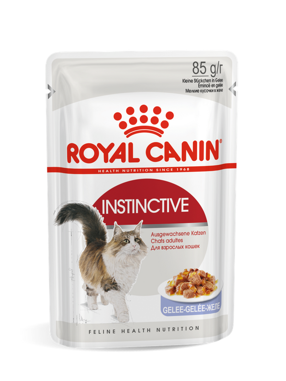 ROYAL CANIN  Instinctive 12x85g w galaretce karma mokra w galaretce dla kotów dorosłych, wybrednych