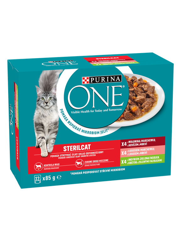 Purina One Sterilcat mix smaków 12x85g