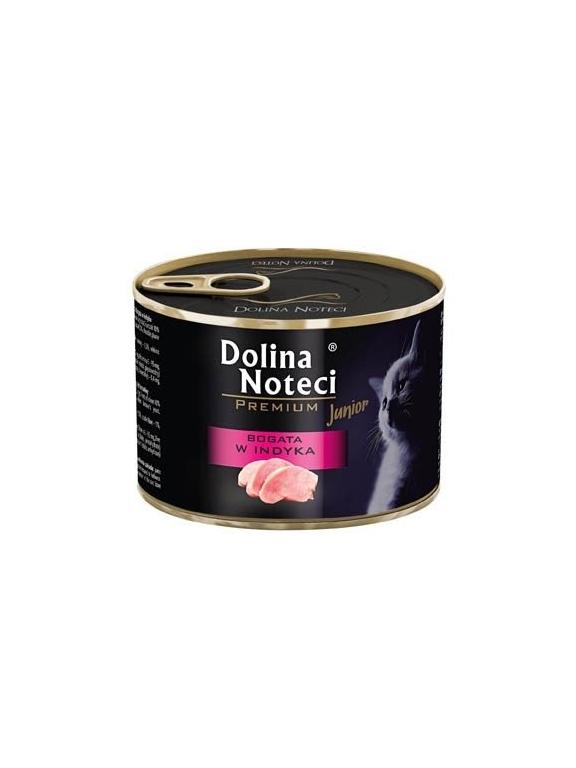 Dolina Noteci Premium Junior dla kota bogata w indyka 185g