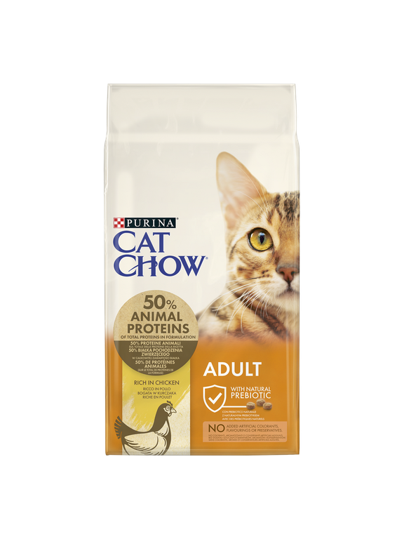 PURINA Cat Chow Adult Chicken Karma bogata w kurczaka 15kg