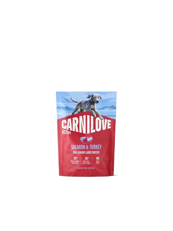 CARNILOVE Active Dog Salmon & Turkey for Junior Large Breeds 1,5kg