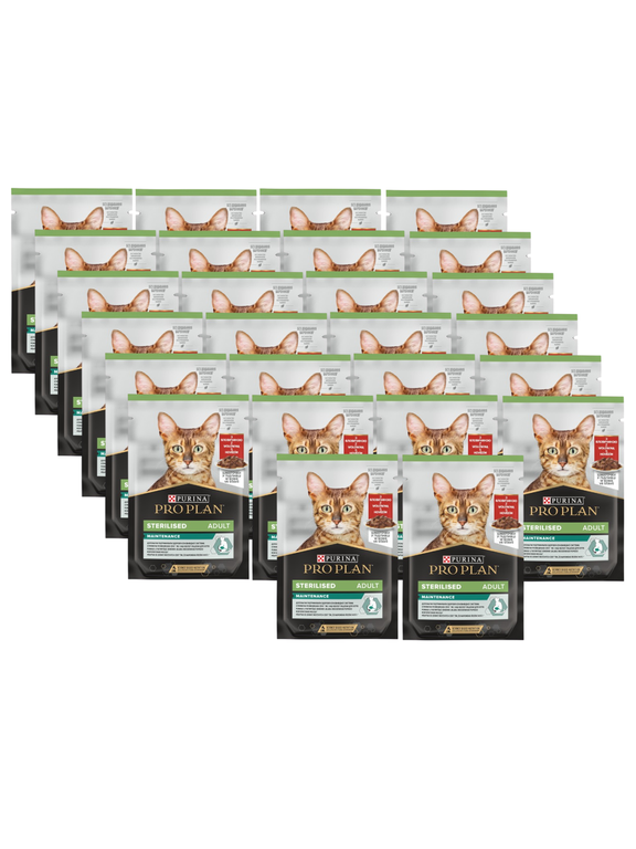 Purina Pro Plan Sterilised z wołowiną dla kota 26x85g