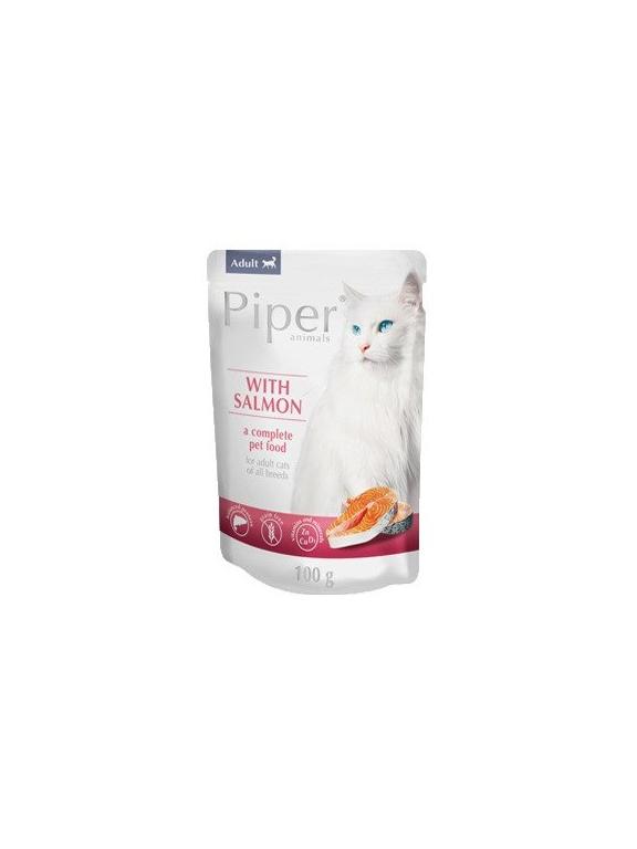 DOLINA NOTECI Piper dla kota z łososiem 100g (saszetka)