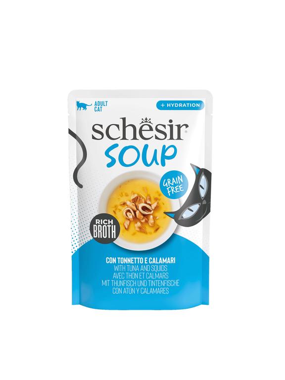 Schesir Soup tuńczyk z kalmarami 40g saszetka